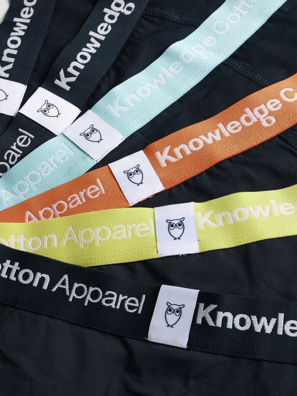 KnowledgeCotton Apparel - MEN 6-pack underwear - GOTS/Vegan Underwears 6034 Light Blue